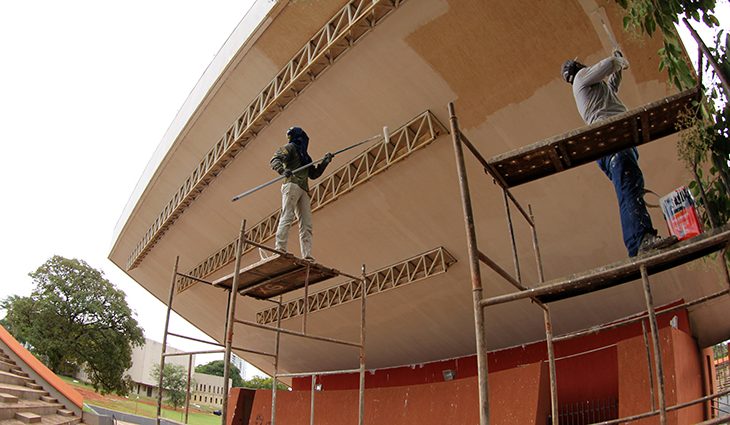As obras prometem dar uma cara nova ao espaço cultural.