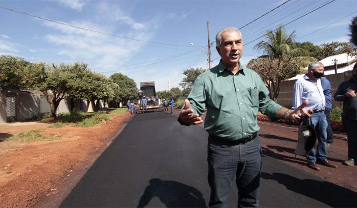 O governador Reinaldo Azambuja