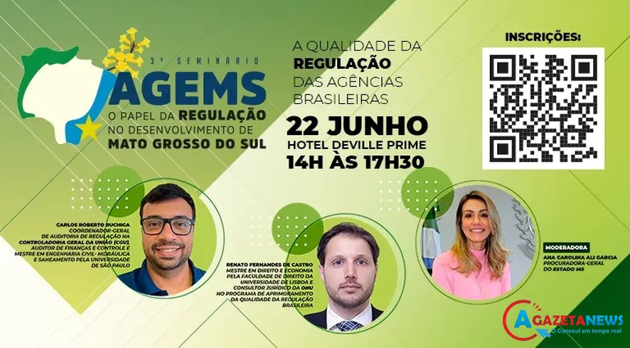 Palestra acontece no dia 22 de junho