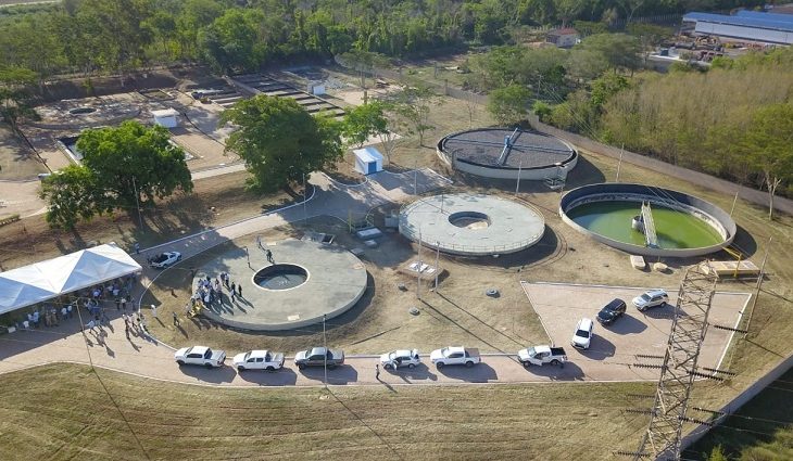 Atualmente, a área de cobertura do esgoto é de 58%