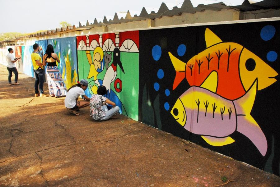 O grafite será realizado nos muros da UFGD, de 24 a 27 de agosto, durante o evento III Festival de Graffiti