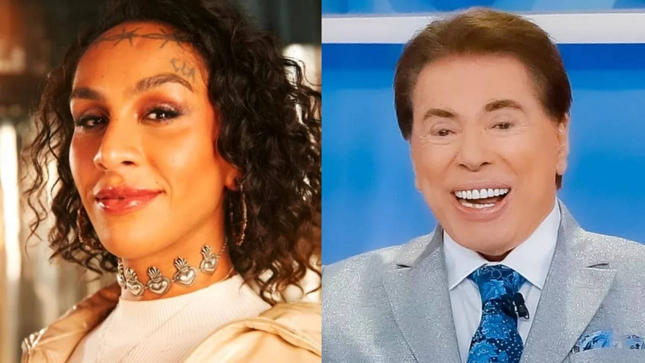 Linn e Silvio Santos