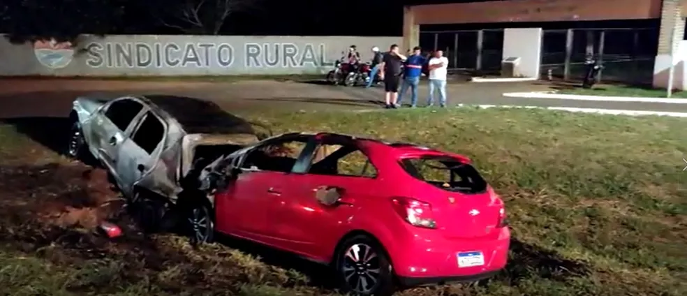 Carro envolvido no acidente