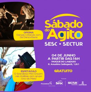 Prefeitura e Sesc promovem fim de semana repleto de atrações infantis e show do Grupo Sampri