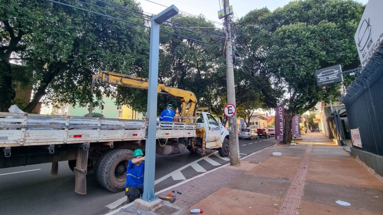 Prefeitura inicia instalação de iluminação em Led