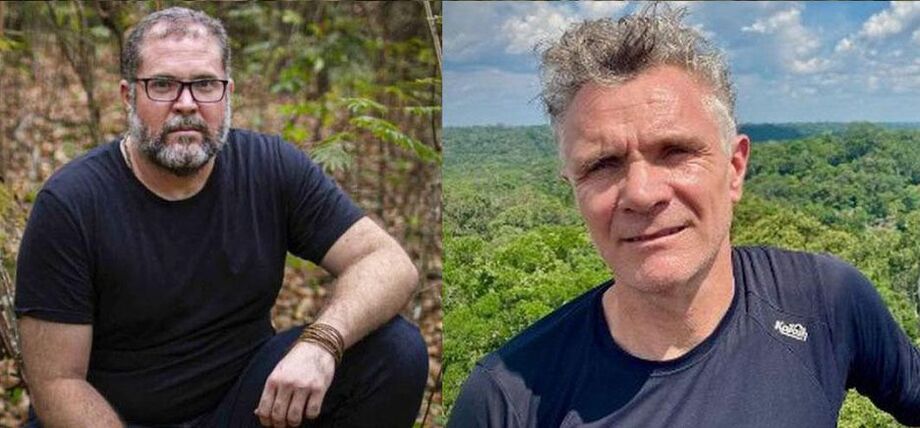 Indigenista Bruno Pereira e o jornalista Dom Phillips