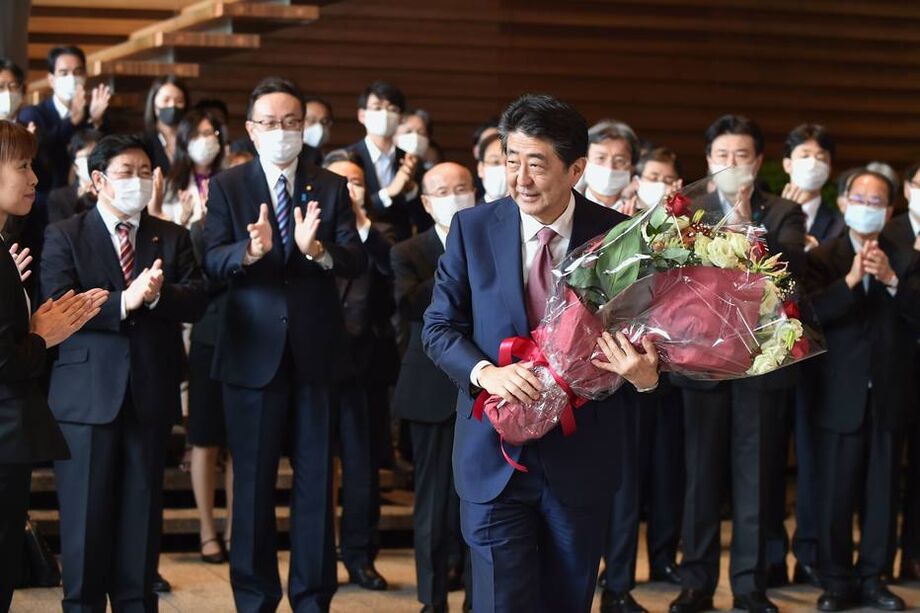 Shinzo Abe foi o primeiro-ministro que por mais tempo ocupou o cargo no Japão