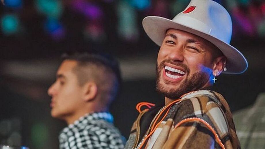 O jogador Neymar