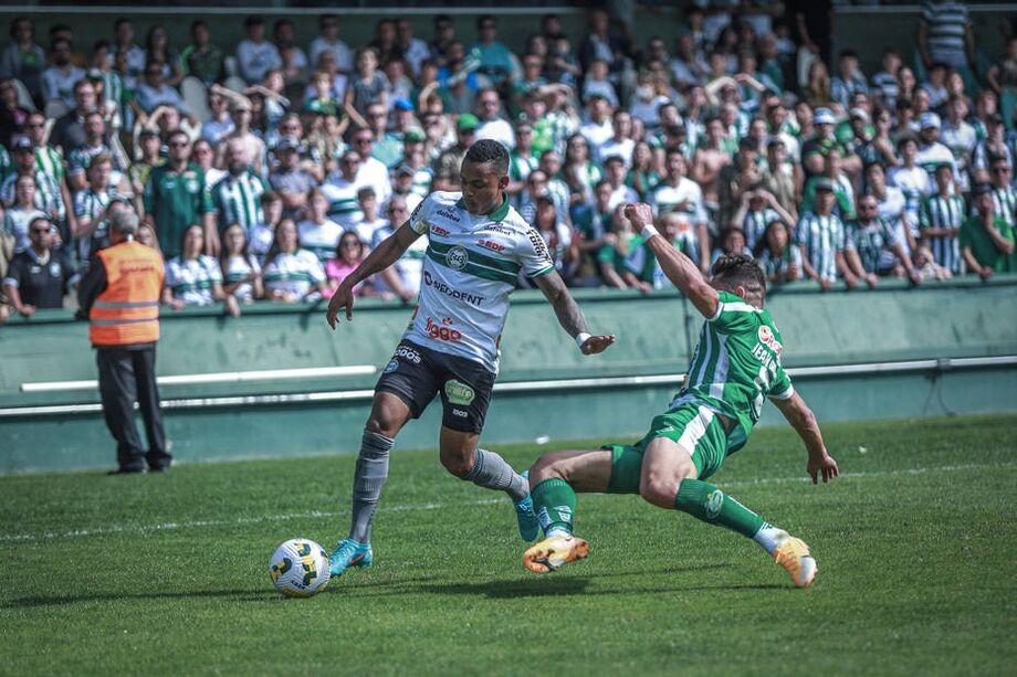 Juventude abriu 2 a 0 no primeiro tempo, mas sofreu reação do Coritiba, que empatou o placar no final do jogo