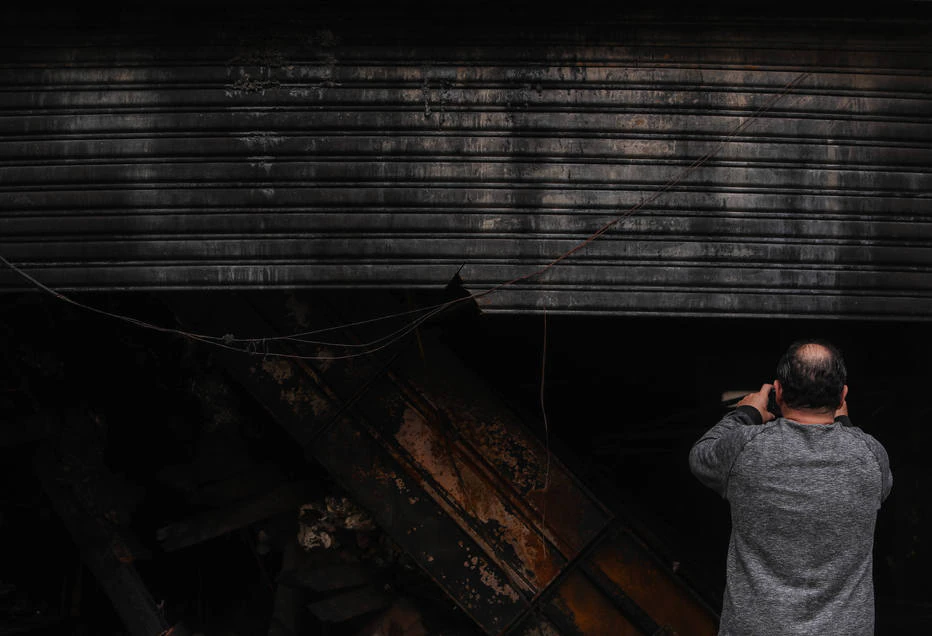 Os prejuízos do incêndio ainda são difíceis de ser contabilizados pelos comerciantes