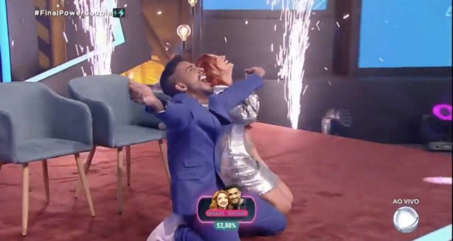 Com 53, 88%, o casal venceu a 6ª edição do reality show