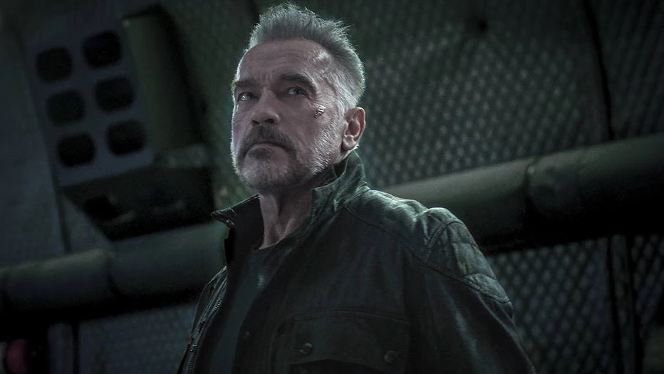 Arnold Schwarzenegger em cena do filme 'O Exterminador do Futuro: Destino Sombrio'
