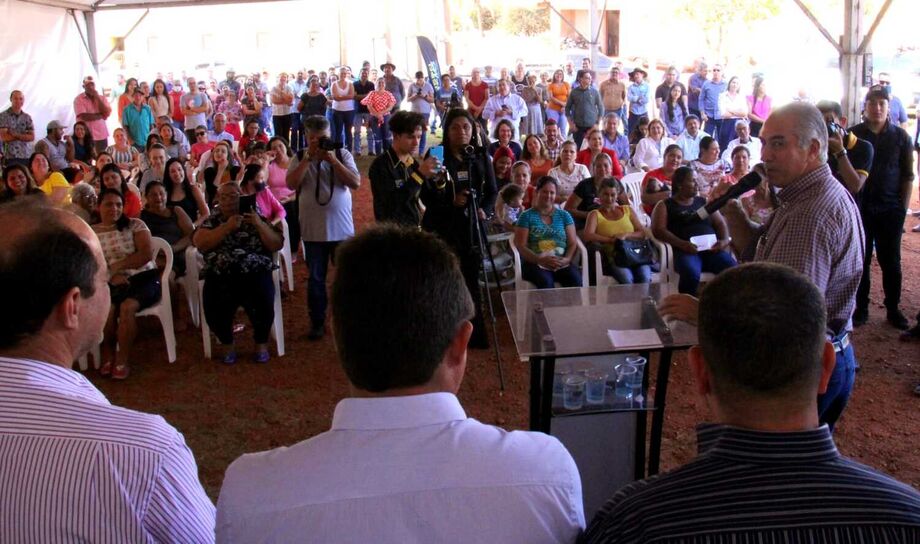 O governador Reinaldo Azambuja
