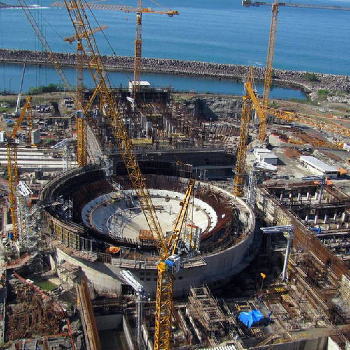 As obras na Usina Termonuclear Angra 3