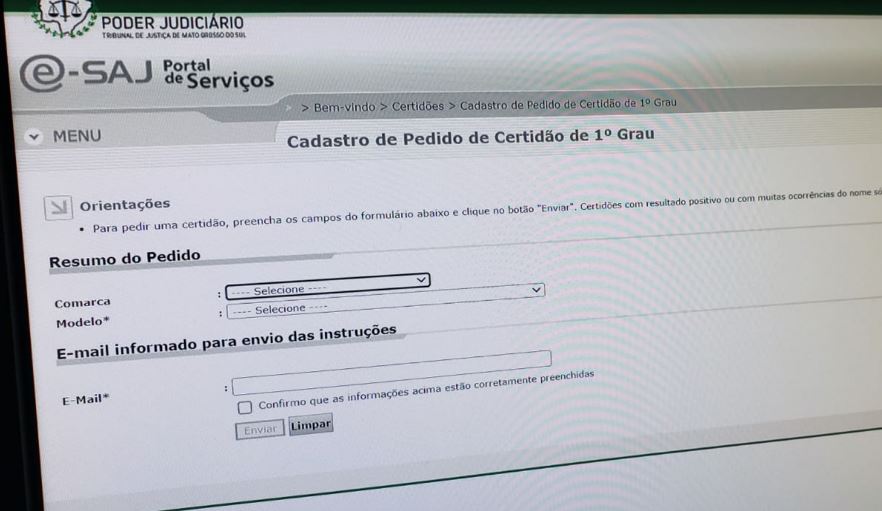 Site do TJMS