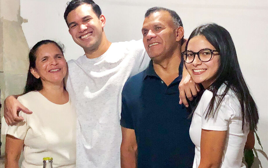 Iasmin e sua família