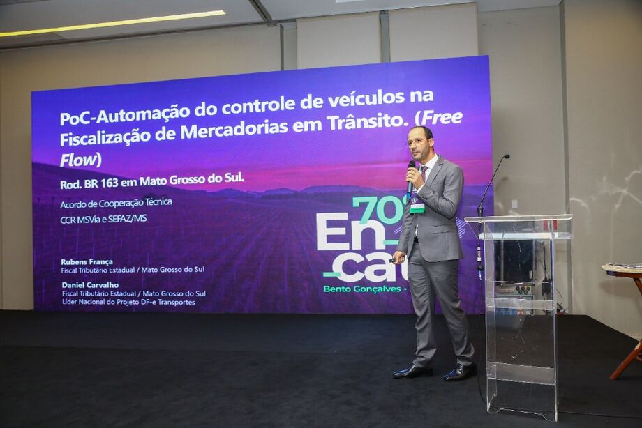 O coordenador da Coordenadoria de Fiscalização de Mercadorias em Trânsito (COFIMT), Rubens França