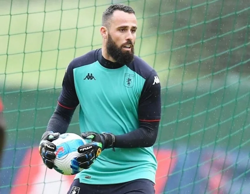O atual goleiro do São Paulo, Jandrei