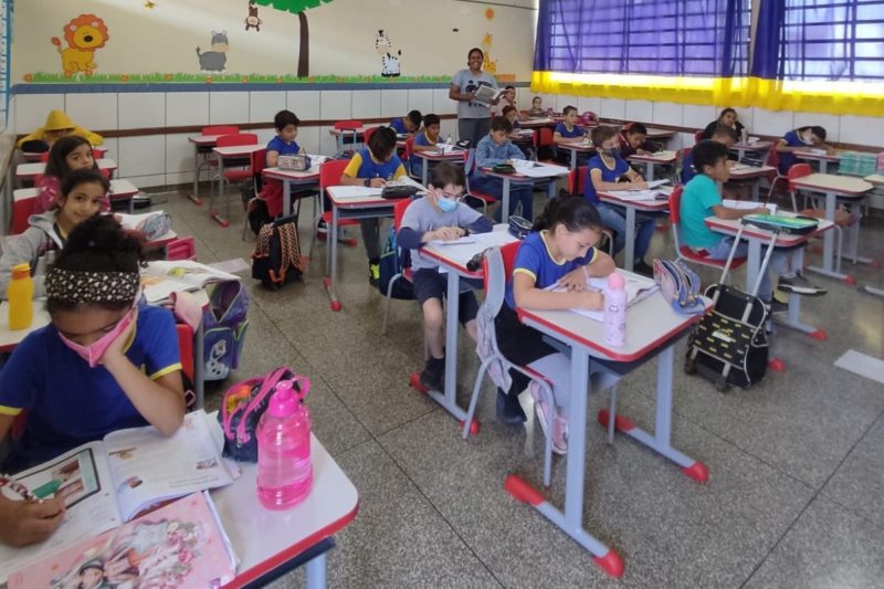 Aulas na Rede Municipal de Dourados
