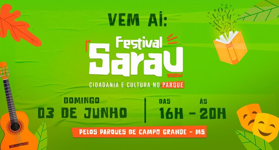 Que acontece próximo domingo (03), no Parque das Nações Indígenas