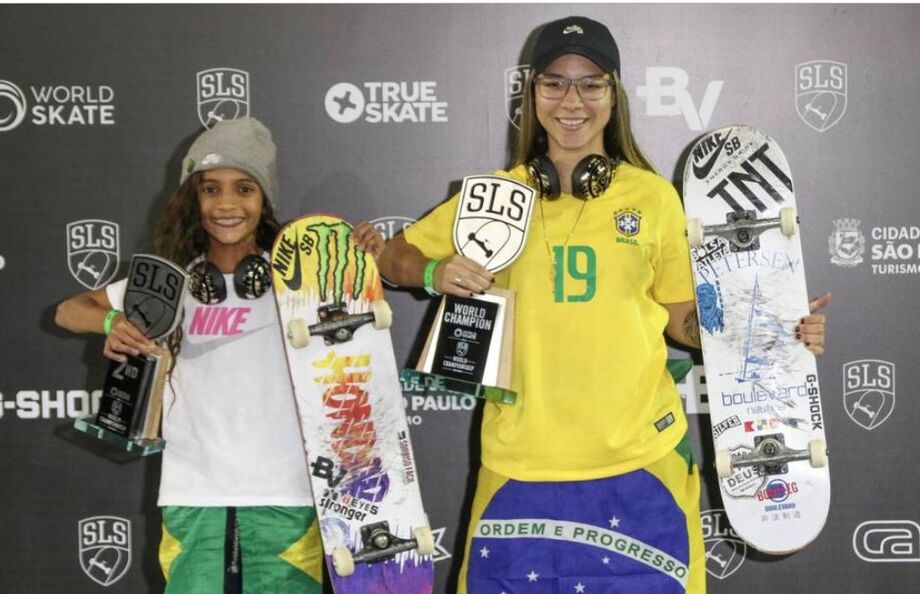 As brasileiras Rayssa Leal e Pamela Rosa confirmaram presença na final do Pré-Olímpico de skate street