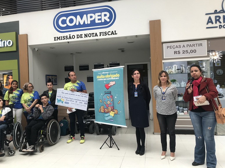 Ativa-MS recebe doação de R$ 24.041,12 do Troco Solidário