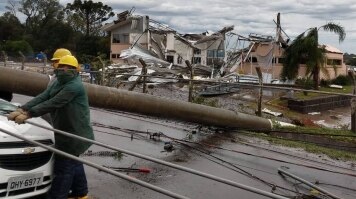 Ciclone bomba causou mortes em Santa Catarina