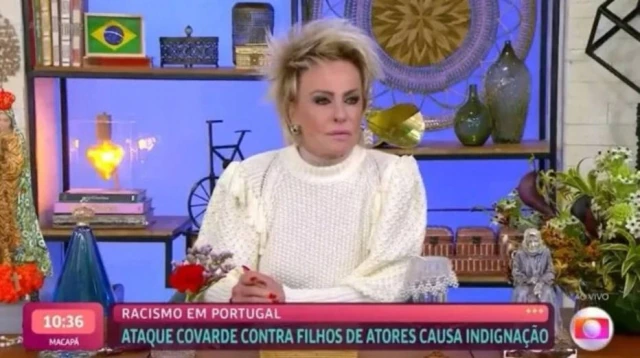 Ana chama VT sobre a entrevista que o casal de atores deu ao Fantástico no domingo, mas é surpreendida.