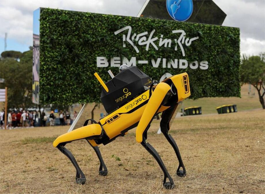 Cão-robô Yellow fará parte da equipe de segurança do Rock in Rio