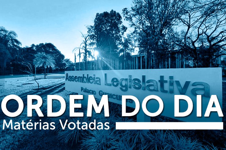 Ordem do dia ALEMS