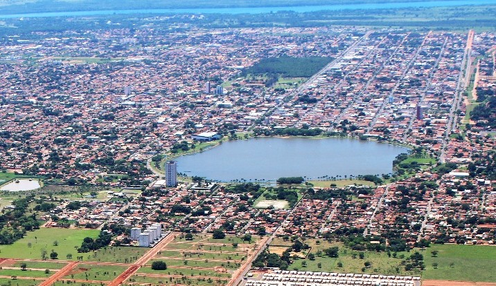 Vista aérea de Três Lagoas