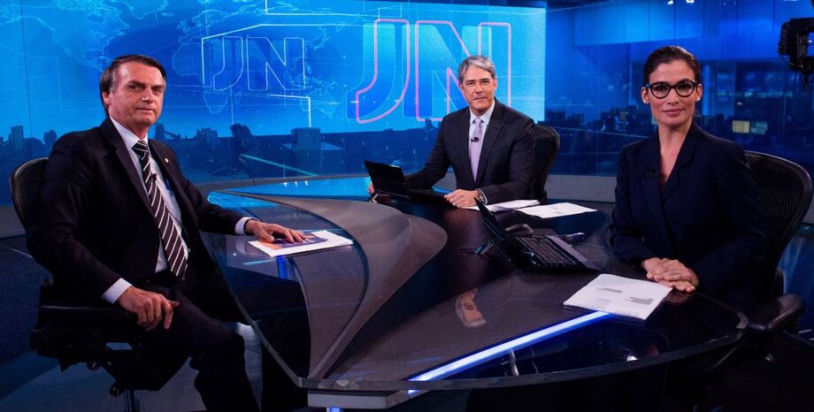 Bolsonaro no Jornal Nacional em 2018