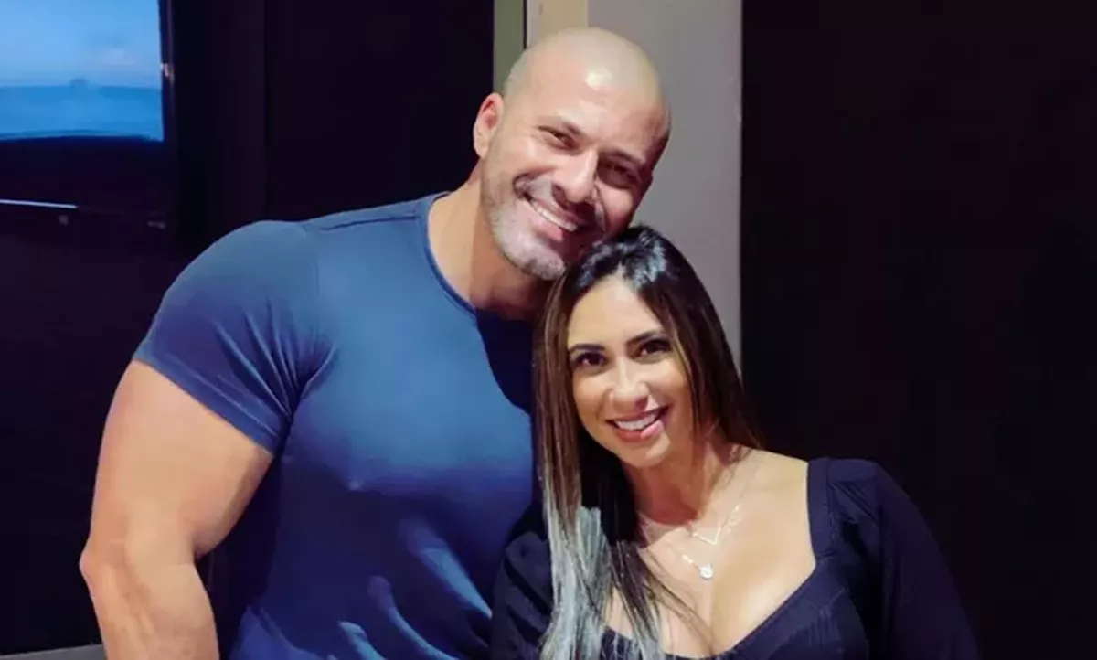 Silveira e esposa