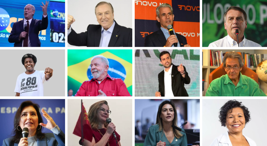 Confira o dia dos candidatos à Presidência da República