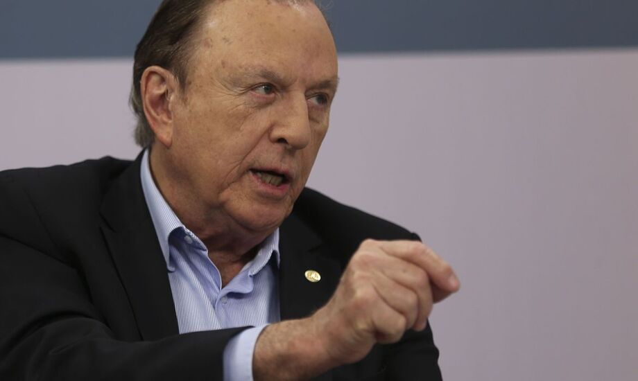 O candidato à presidência, Eymael