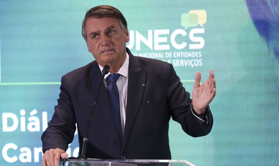 O candidato à reeleição pelo PL para o cargo de presidente, Jair Bolsonaro
