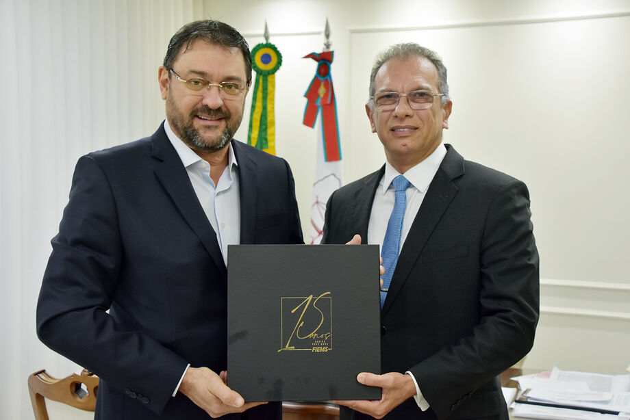 O presidente da Fiems, Sérgio Longen, esteve reunido nesta terça-feira (09/08) com o presidente do Tribunal de Justiça de Mato Grosso do Sul (TJ-MS), desembargador Carlos Eduardo Contar.