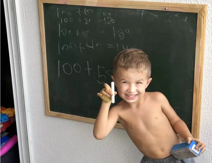 Filippo de Castro tem apenas 5 anos