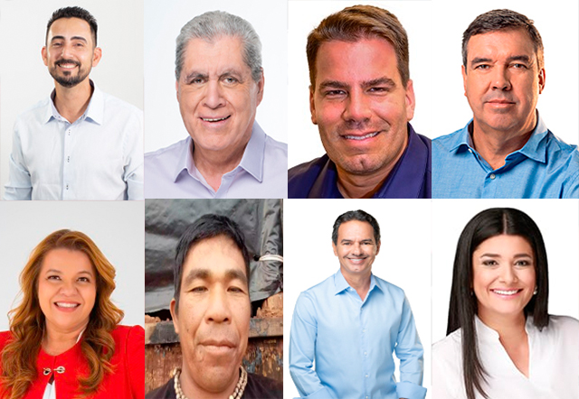 Os candidatos ao governo do Estado