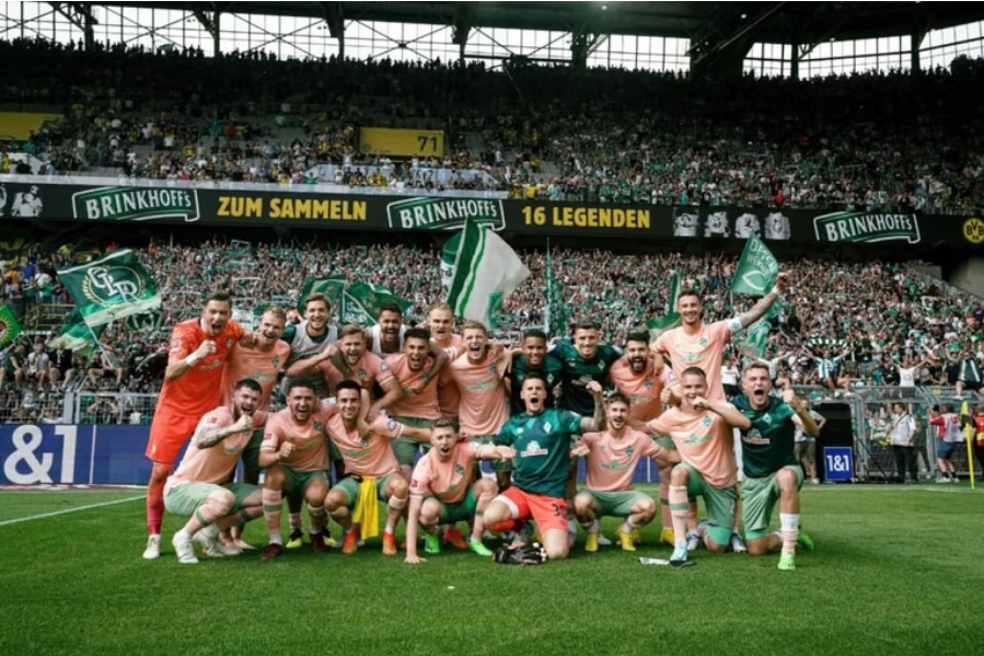 Essa foi a primeira vitória do Werder Bremen após três rodadas no Campeonato Alemão