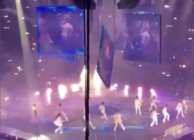 Mo Lee Kai yin, de 27 anos, foi uma das pessoas atingidas por um telão que despencou no palco durante a apresentação do grupo Mirror, em Hong Kong