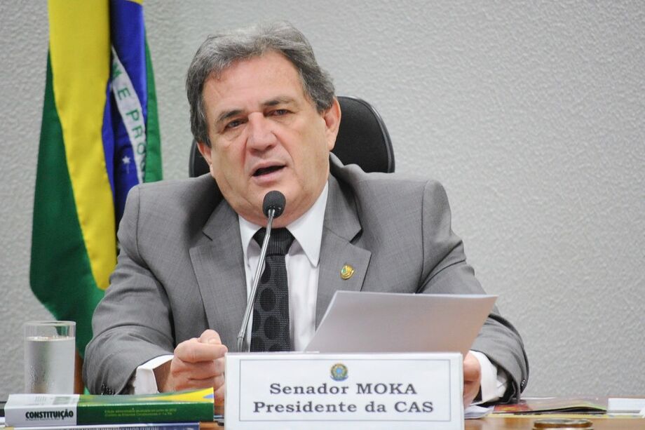 Candidato a deputado federal, o ex-senador Waldemir Moka (MDB).