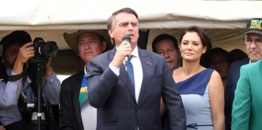 O presidente da República e candidato à reeleição, Jair Bolsonaro (PL).