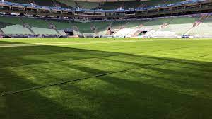 Santos treina em campo sintético para facilitar adaptação com o piso do Allianz
