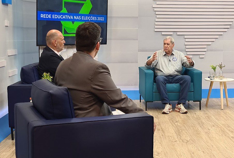 André Puccinelli em entrevista na TVE