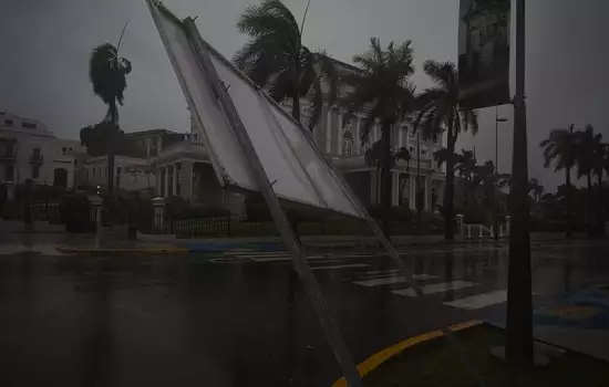 Furacão causou transtornos