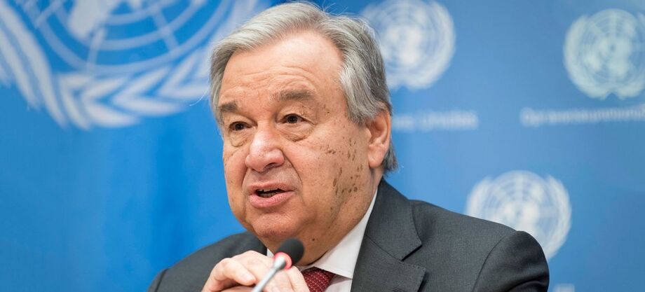 O secretário-geral da Organização das Nações Unidas (ONU), António Guterres