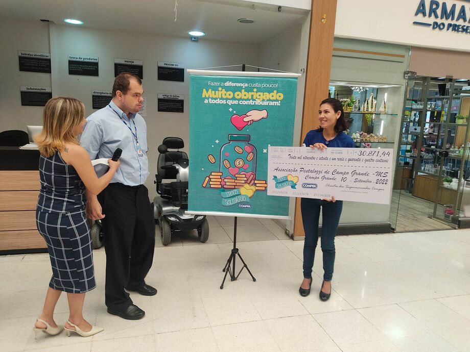 A cada dois meses, uma ONG ou Associação é escolhida para receber o valor arrecadado.