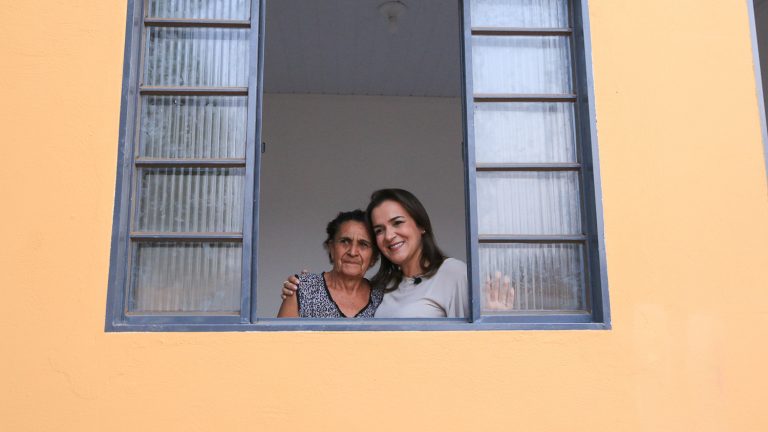Casas que já foram entregues no Residencial José Teruel.