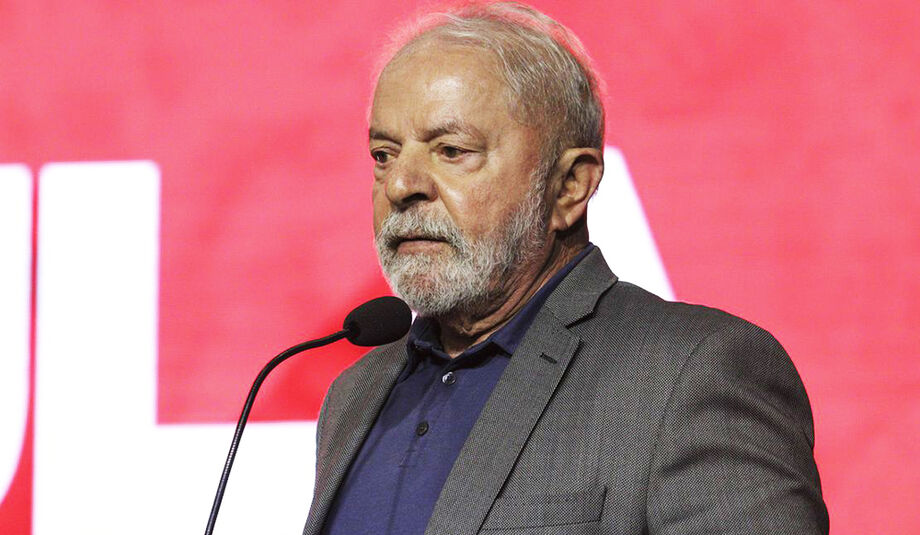 O candidato Lula do PT